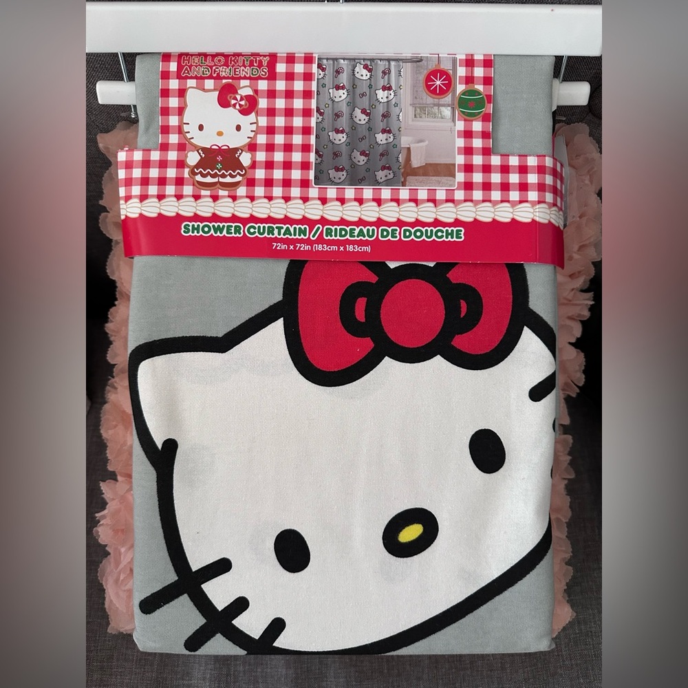 Collectible Hello Kitty  Shower Curtain 72in x 72in nwt‎